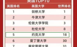 约克大学王牌专业