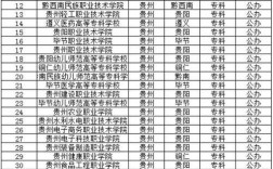 贵州预科班大学有哪些学校