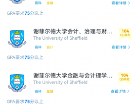 谢菲尔德大学留学一年费用