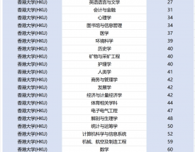 香港中文大学王牌专业