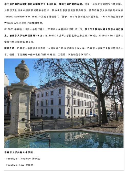 巴塞尔大学留学申请条件-图1